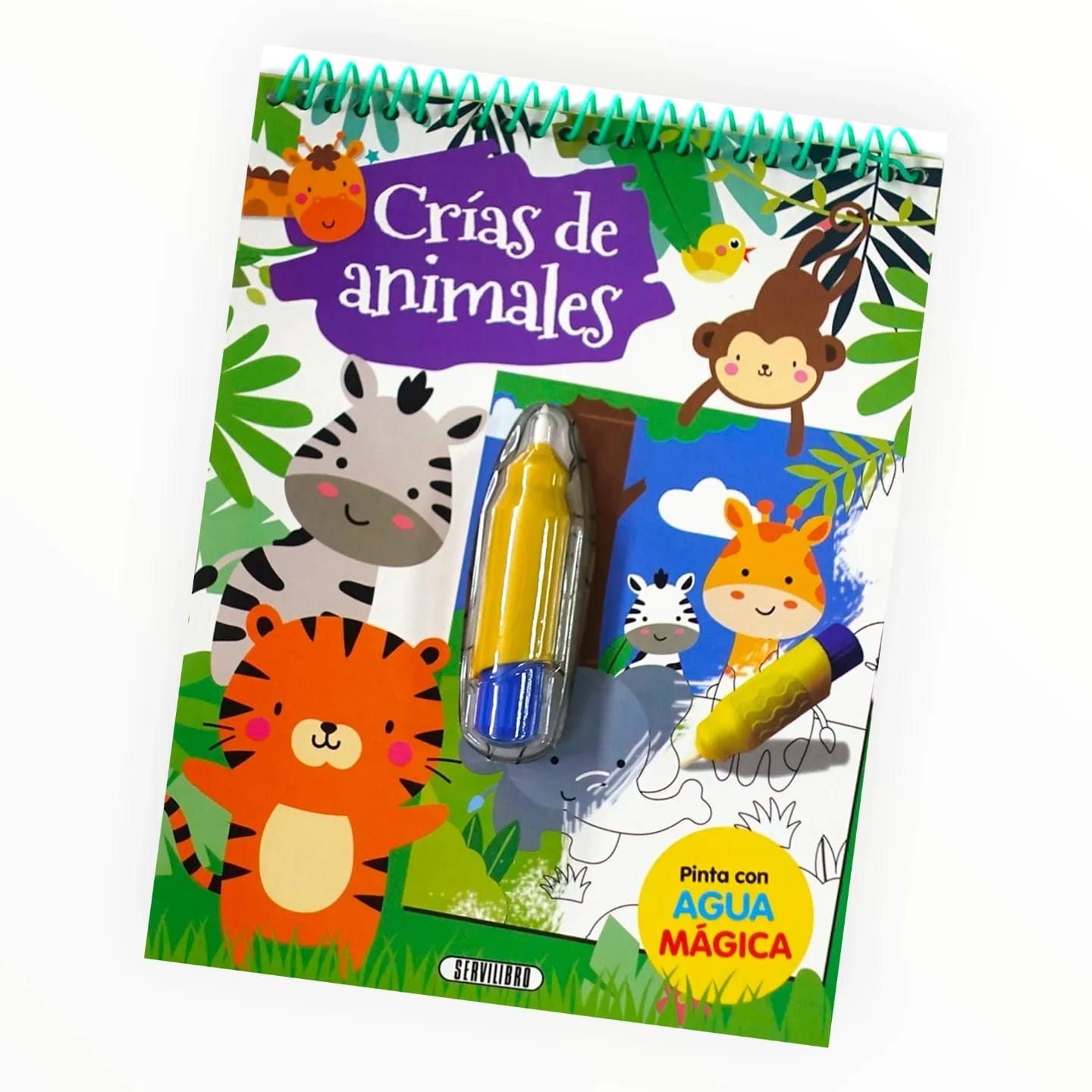 Libro de Agua Mágica - Crías de animales image 0