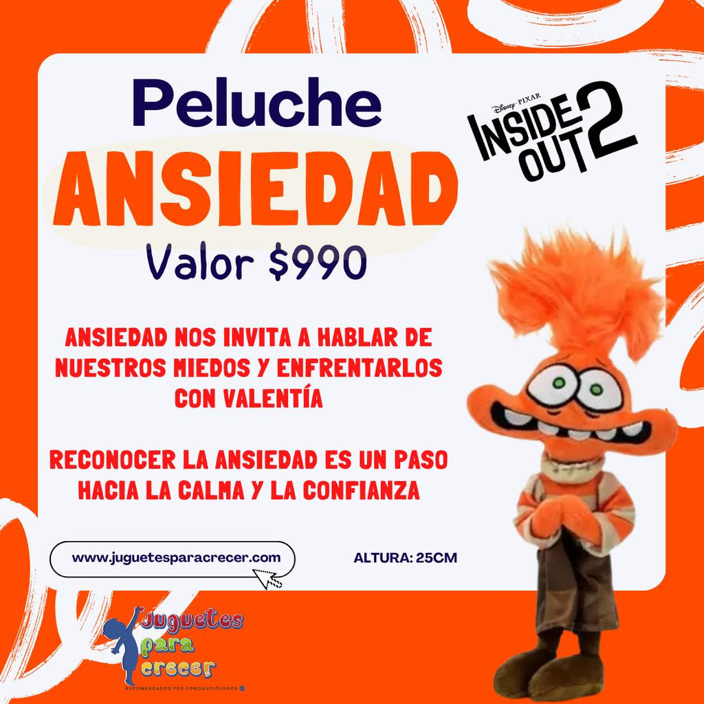 Peluche Ansiedad 25 cm Intensamente 2 image 2
