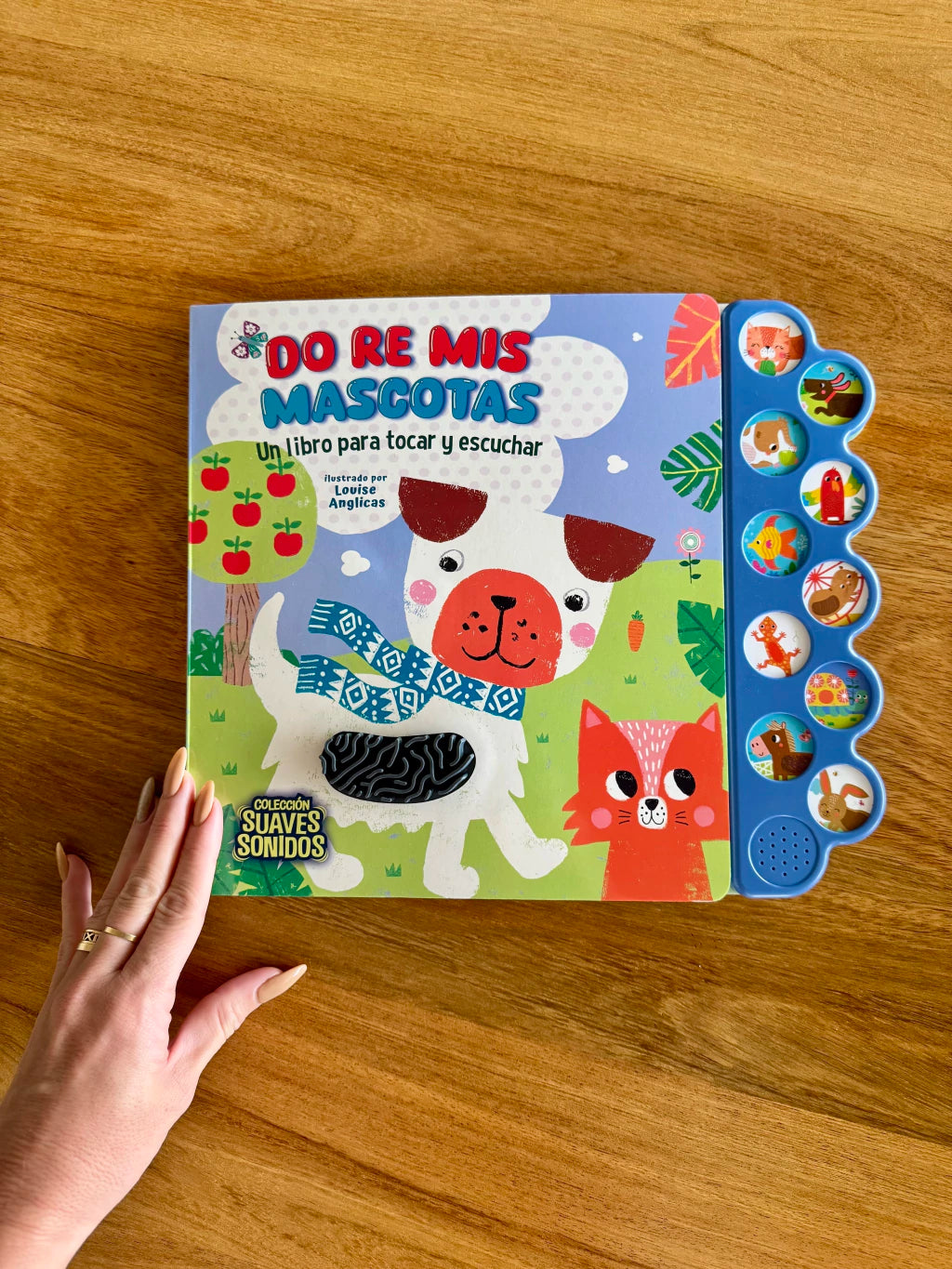LIBRO CON SONIDOS Y TEXTURAS "DO RE MI MASCOTAS" image 2
