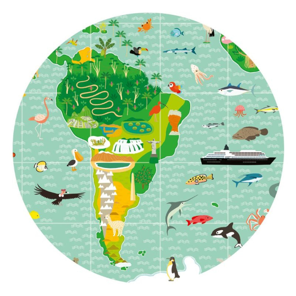 Puzzle Observación Mapa Mundo 200 Piezas + Libro image 3