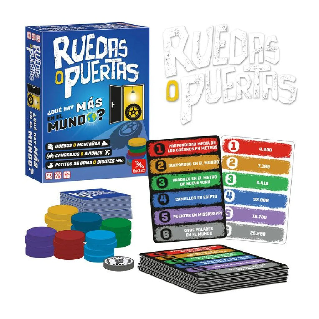 Juego de mesa: Ruedas vs Puertas image 0