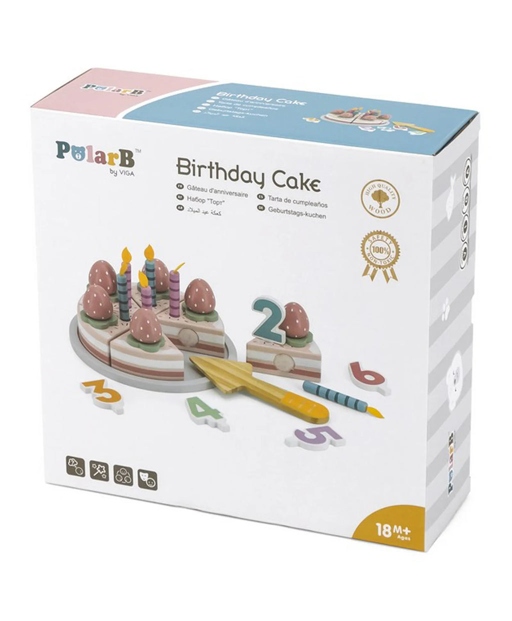 Torta de Cumpleaños de Madera image 1
