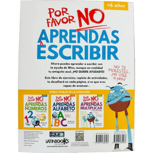 Libro Por Favor No Aprendas - A Escribir image 1