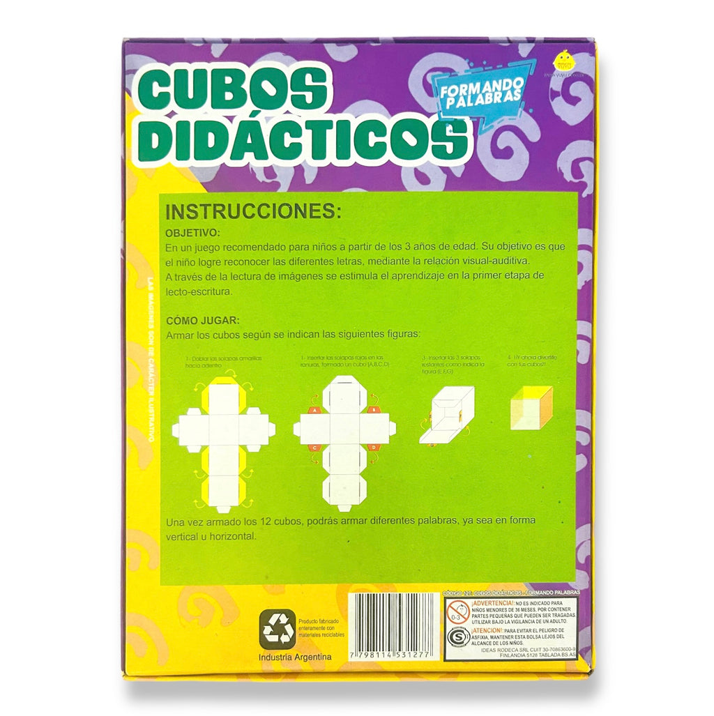 Cubos Didácticos Formando Palabras image 2