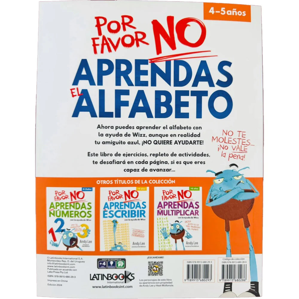 Libro Por Favor No Aprendas - El Alfabeto image 2