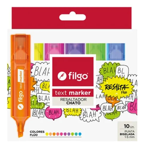 Pack 10 Resaltadores Fluor image 0