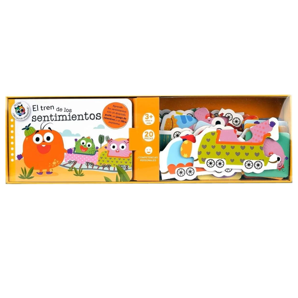 Tren de los Sentimientos – Libro + Puzzle Didáctico image 1
