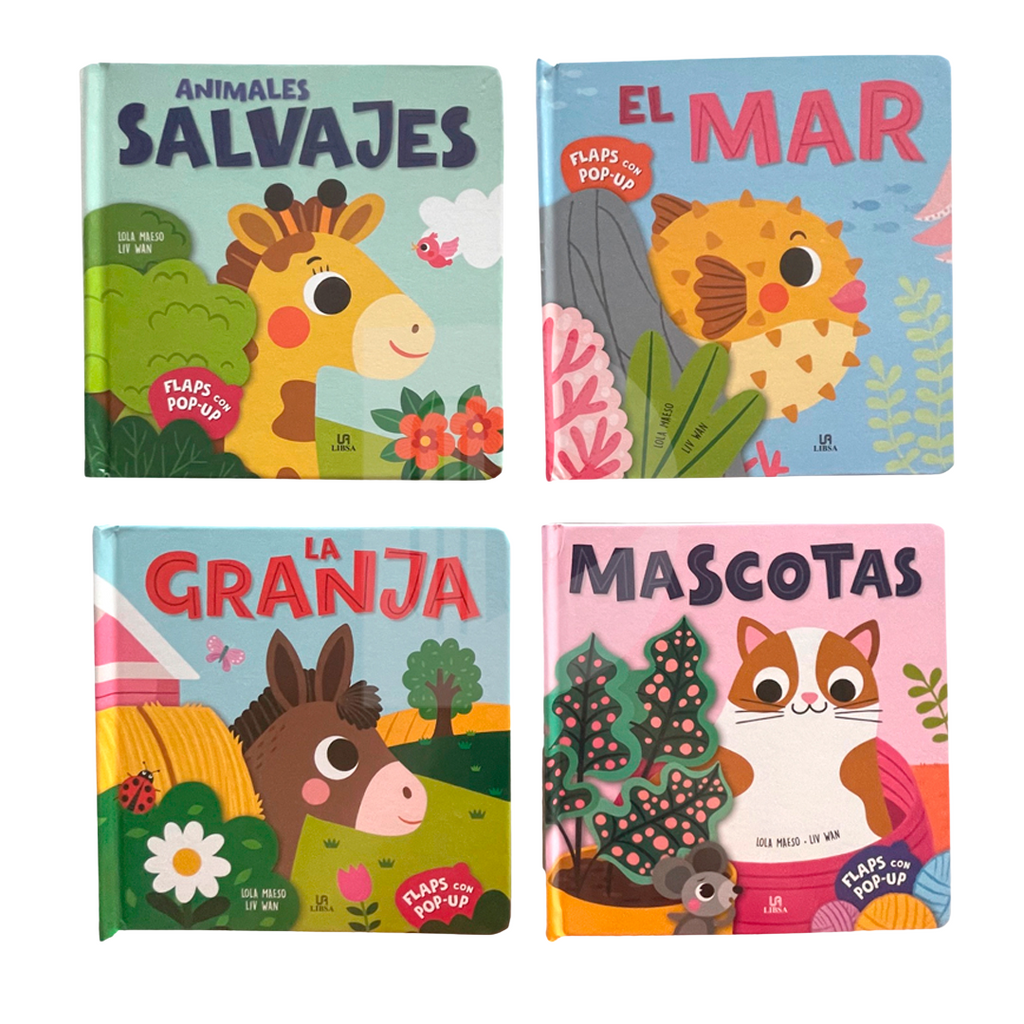 Libros Pop-Up “Animales”  - Pack x4 image 0