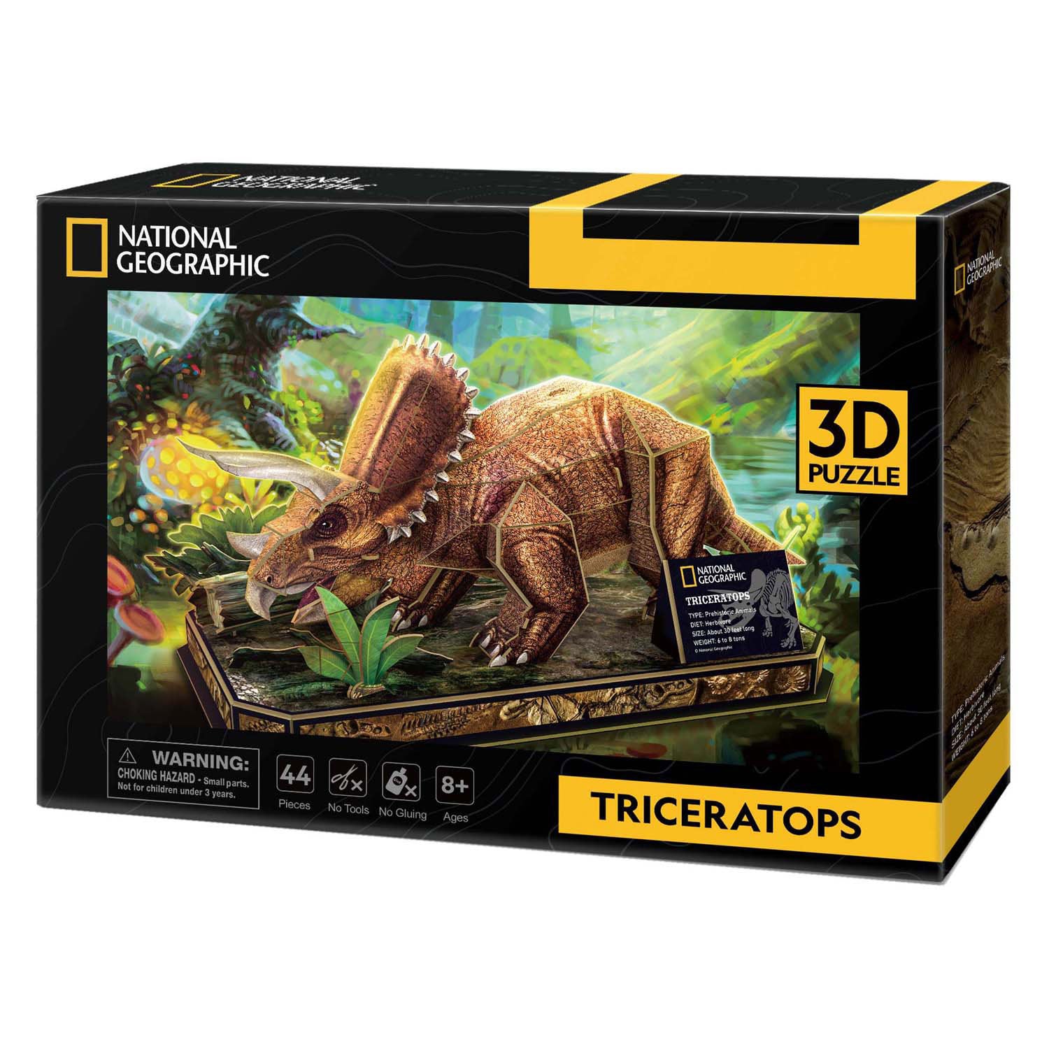 Puzzle 3D Triceratops – National Geographic image 1