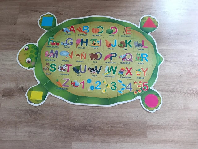 Puzzle Gigante Tortuga ABC image 2