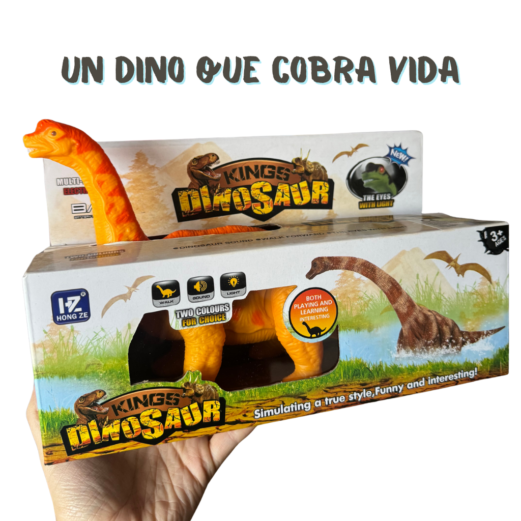 Dinosaurio con Luces y Sonido Real image 1