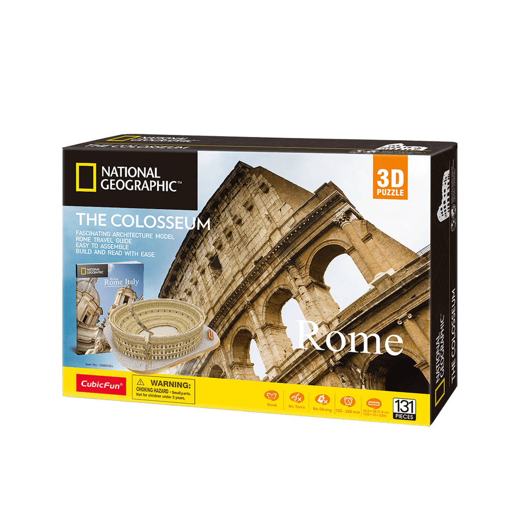 Puzzle 3D Coliseo de Roma – National Geographic (131 piezas) image 2