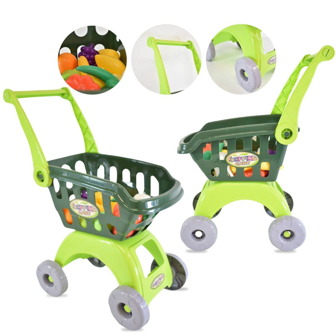 Carrito de Supermercado con Frutas y Verduras image 1