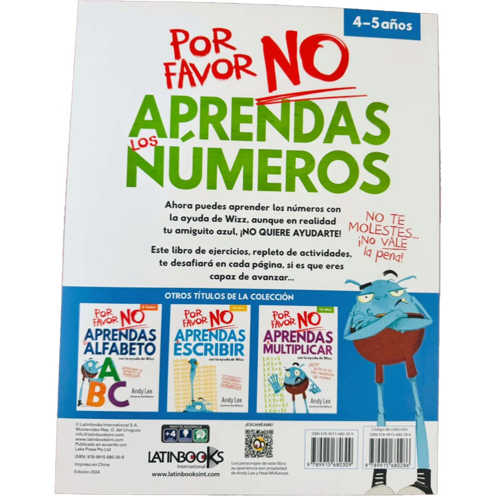Libro Por Favor No Aprendas - Los Números image 1