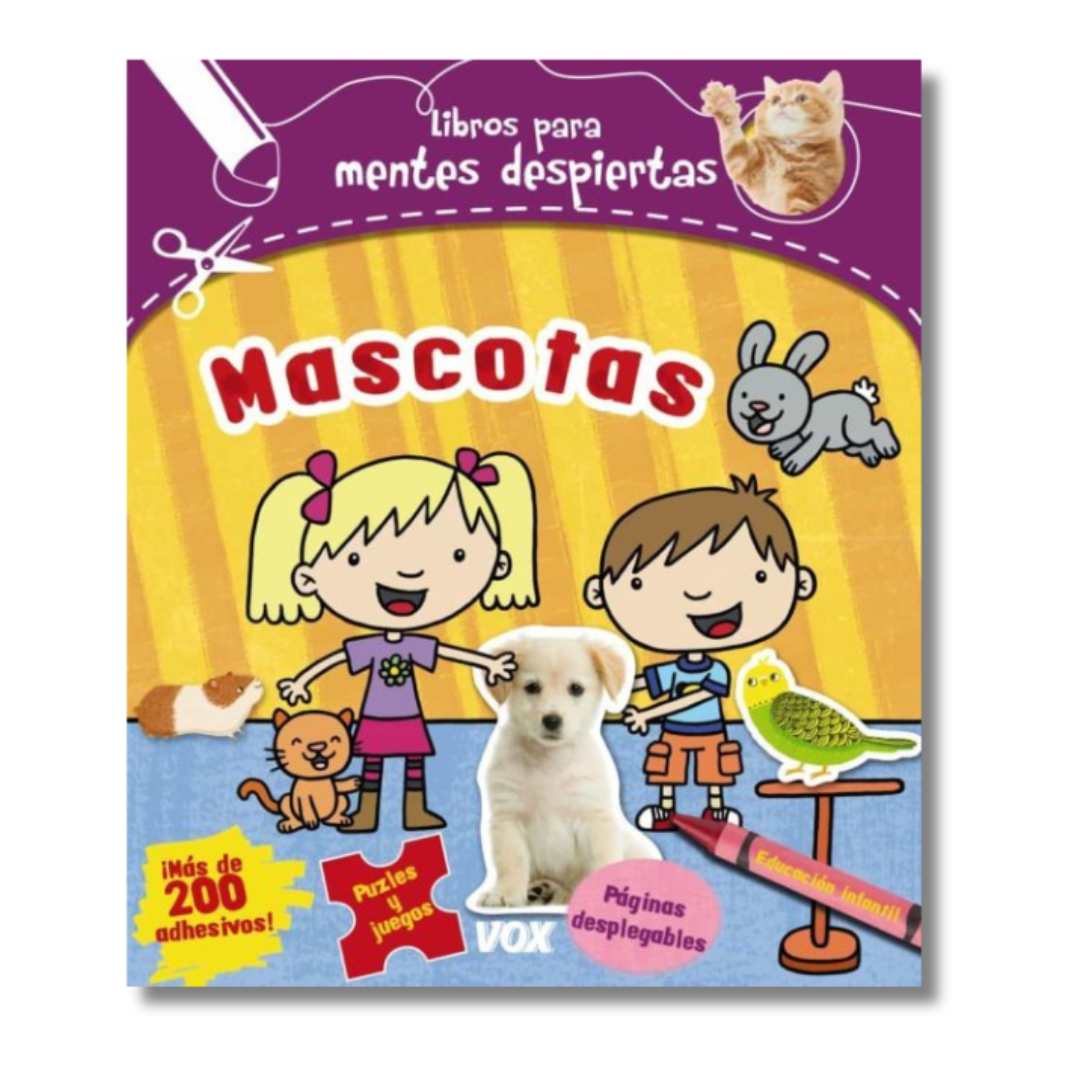 Libro para Mentes Despiertas – Mascotas image 0