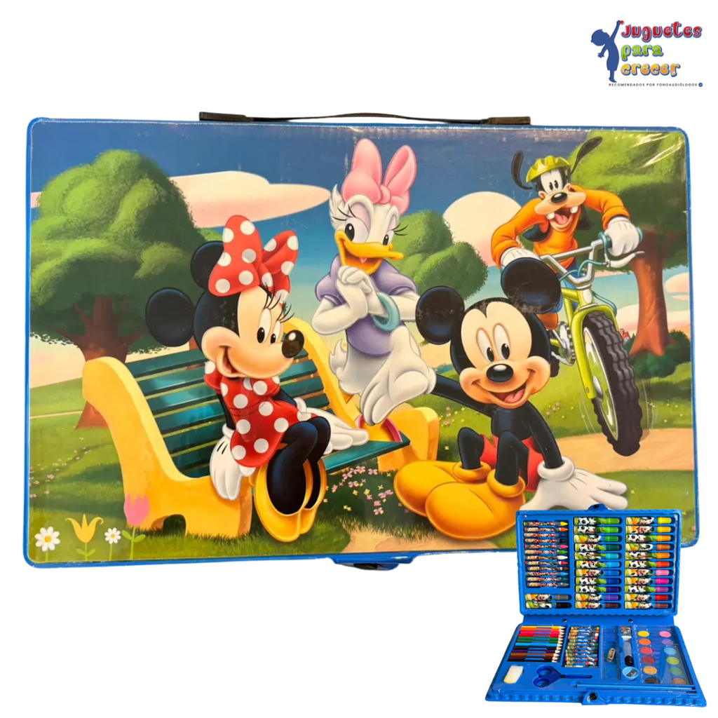 Valija Artística Mickey Mouse – Set de Arte Completo (99 piezas) image 0