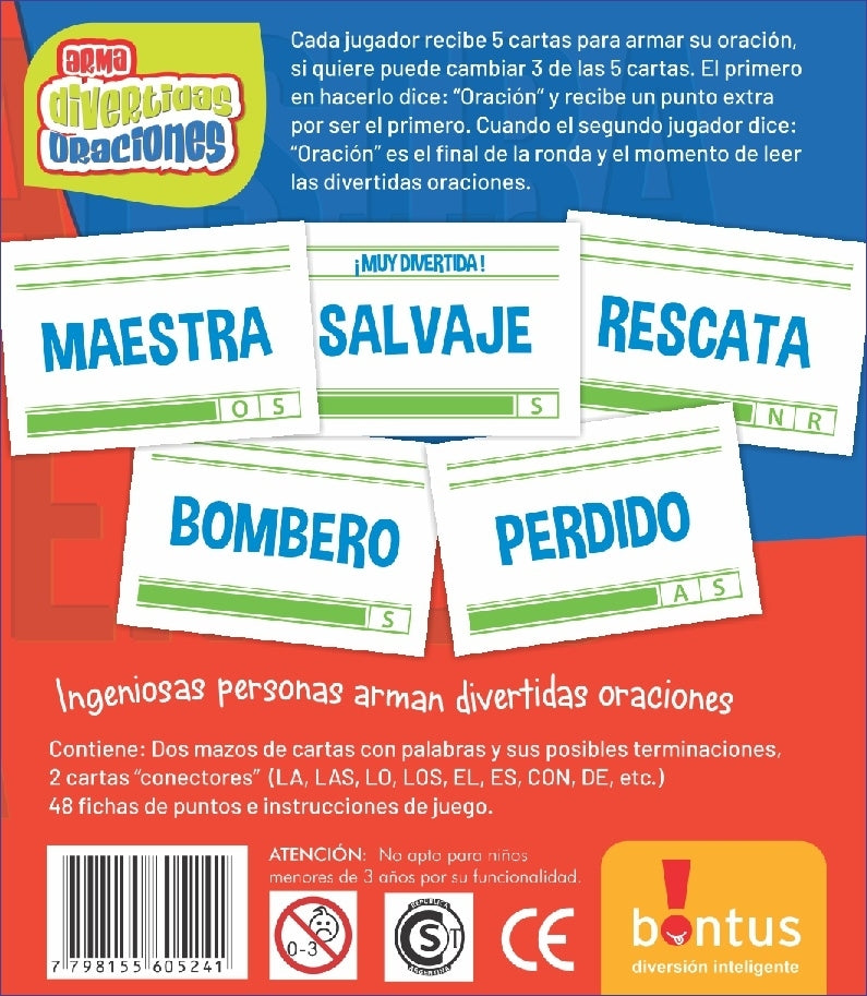 Juego Bontus: Arma divertidas oraciones image 1