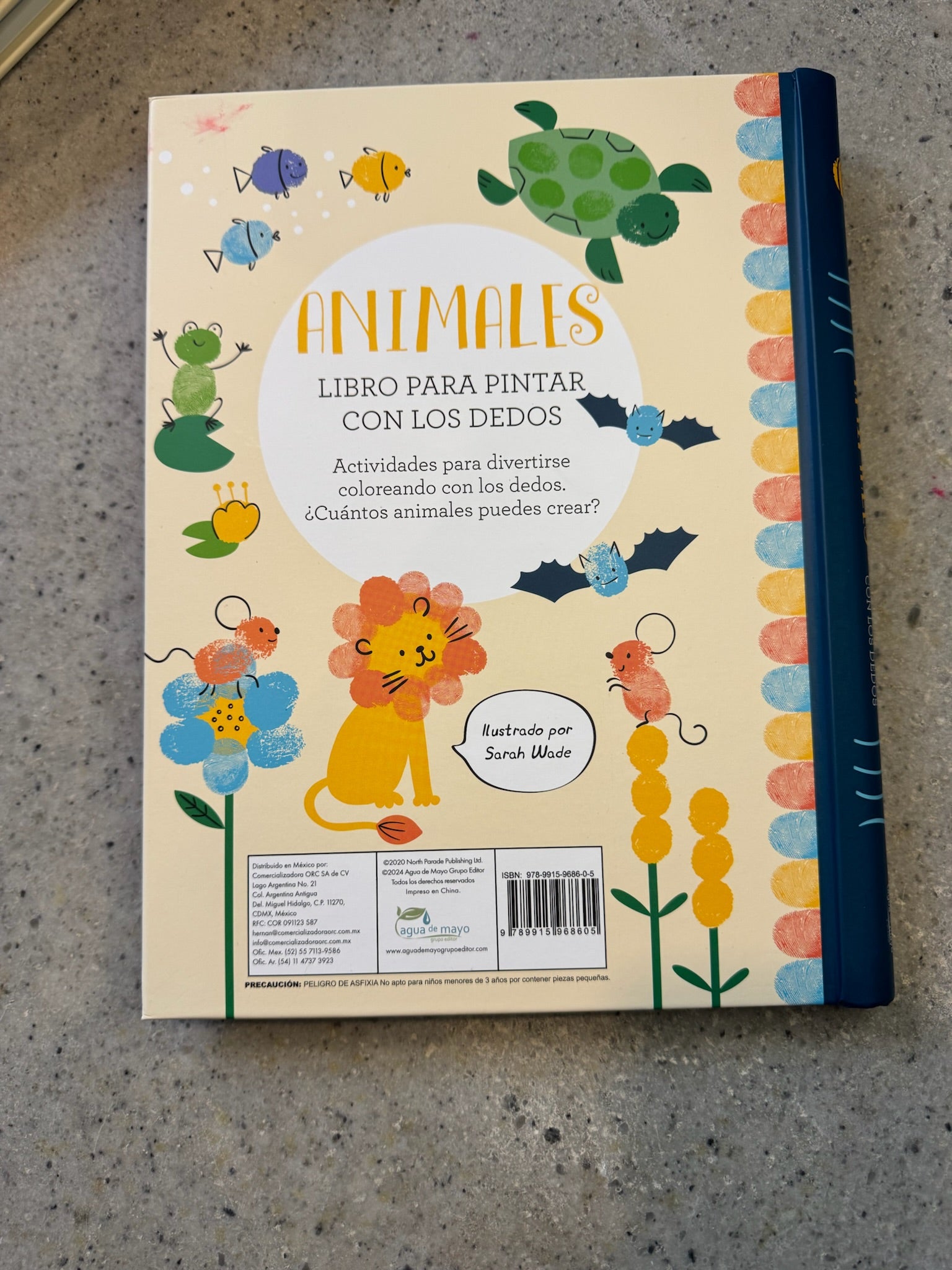 Libro Animales para pintar con los dedos image 2