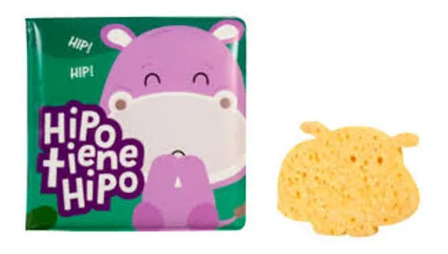 Libro de baño: "Hipo tiene hipo" + Esponja image 2