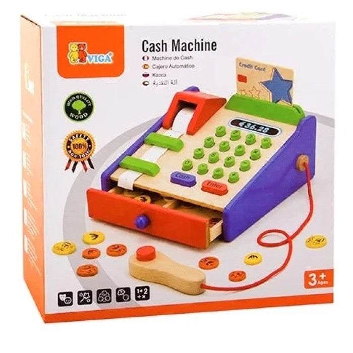 Caja Registradora de Madera