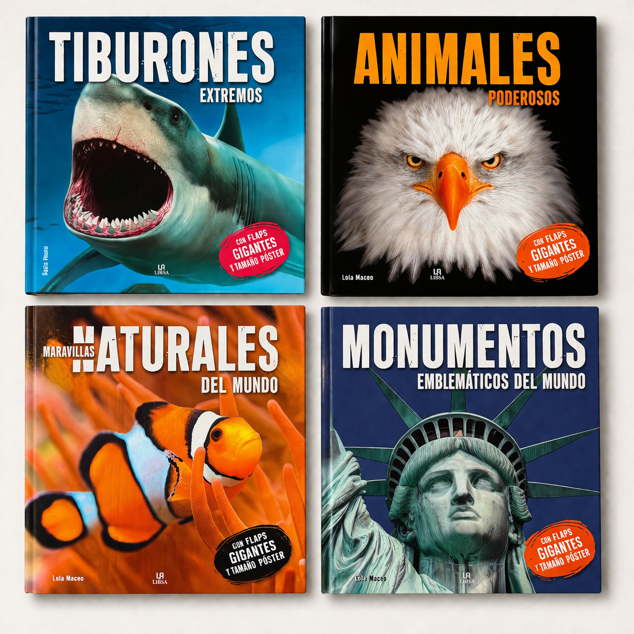 Libro Mundo Asombroso con flaps gigantes