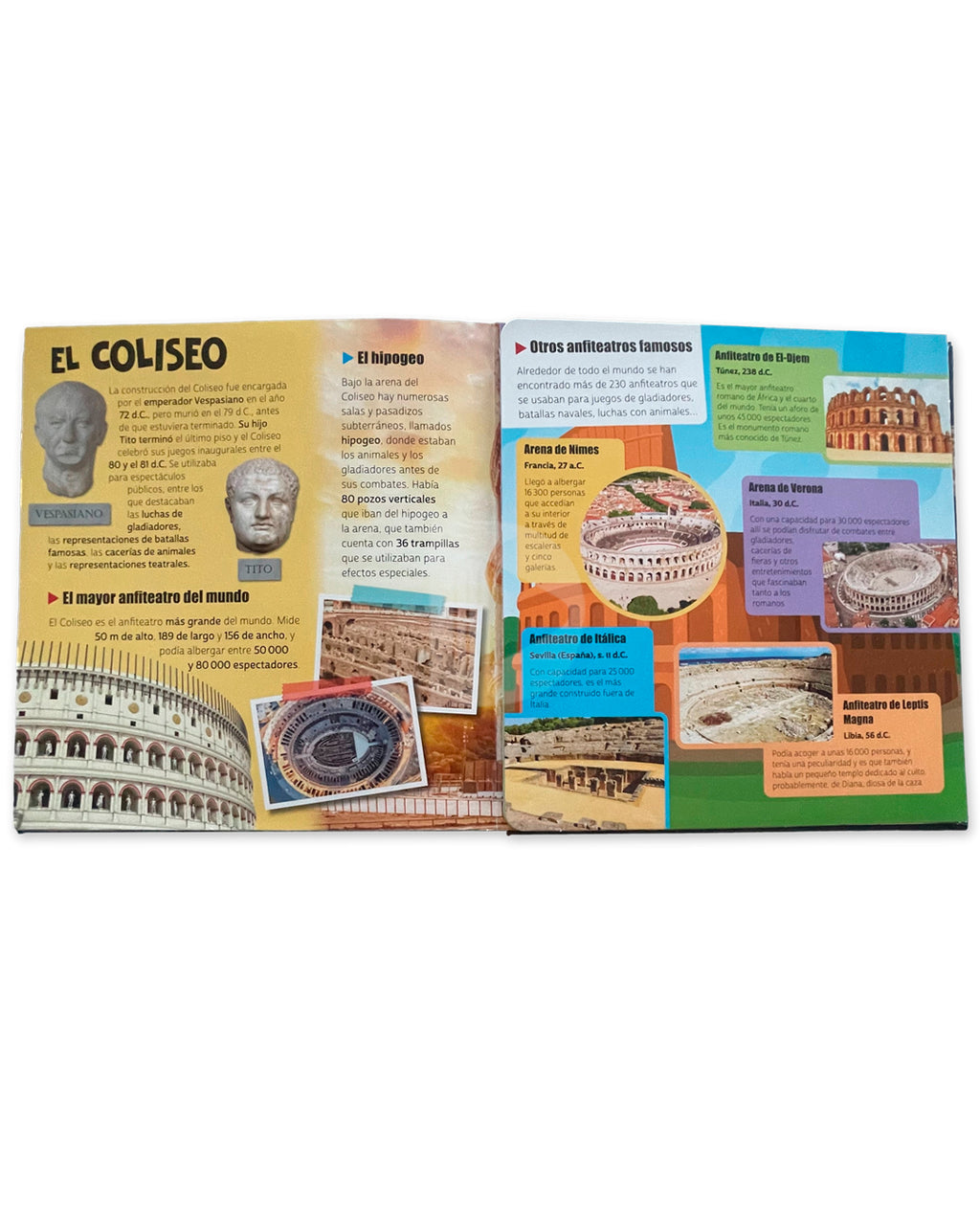 Libro Mundo Asombroso con flaps gigantes