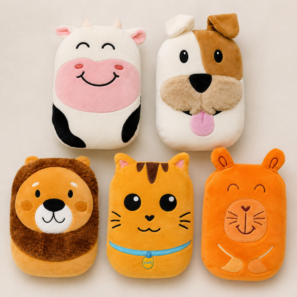 Colección Ternura – 5 cuentos con tapa de peluche