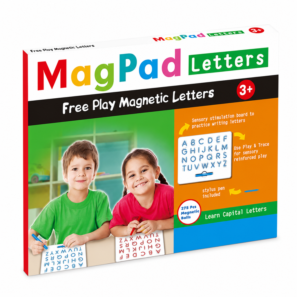 Tablero magnético de aprendizaje - abecedario o números