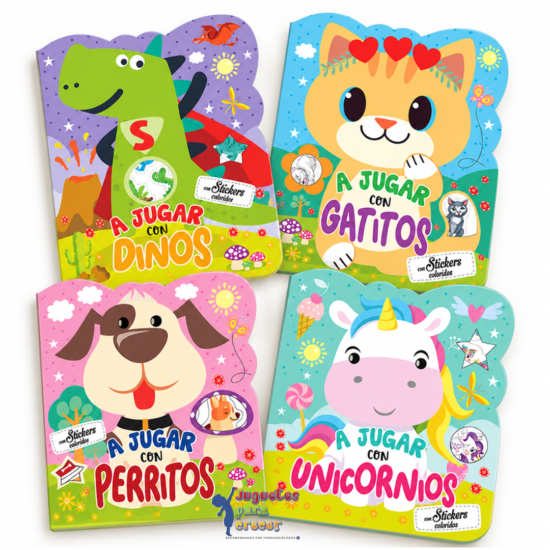 Colección A Jugar – Libros de Actividades con Stickers