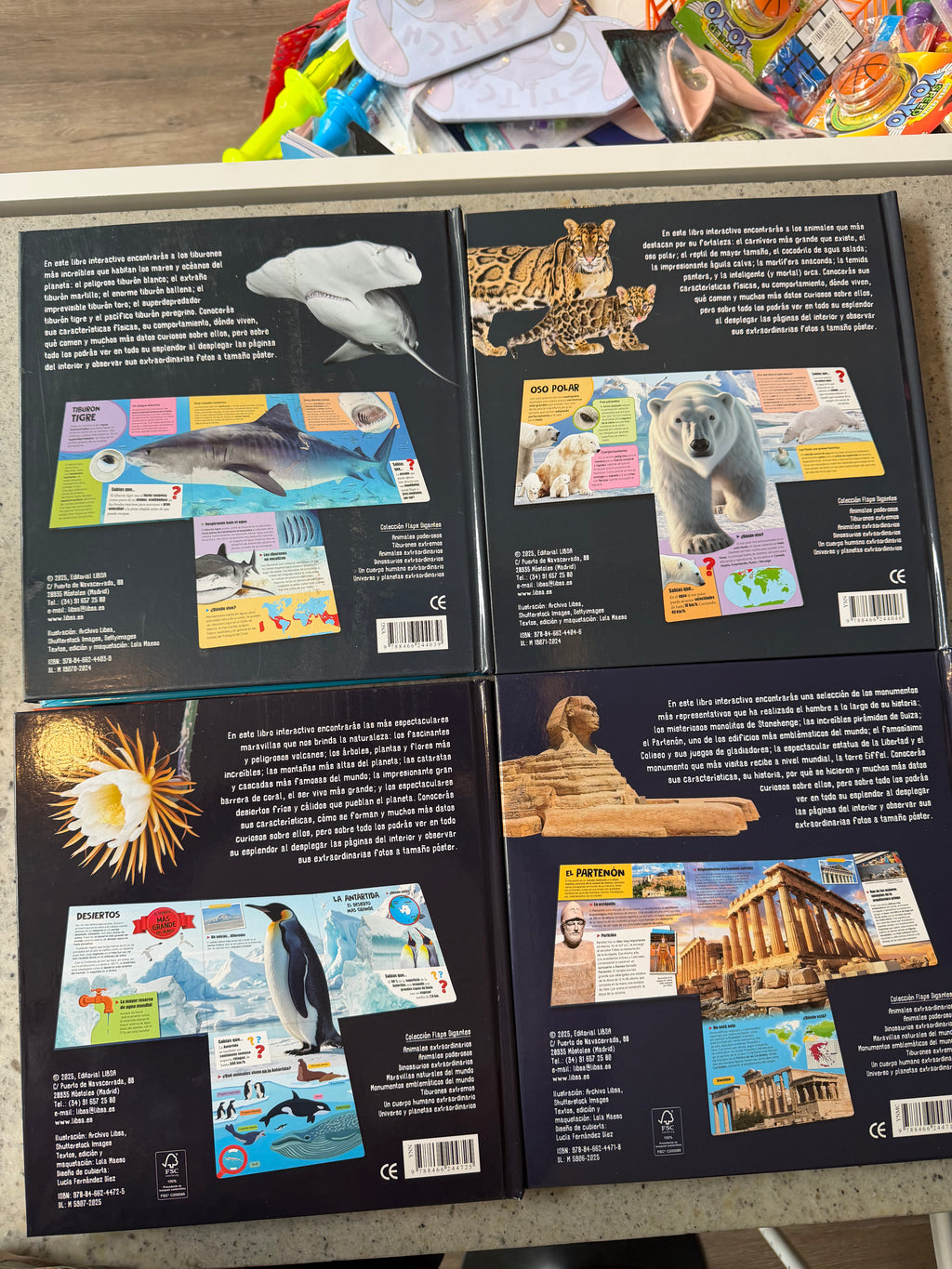 Libro Mundo Asombroso con flaps gigantes