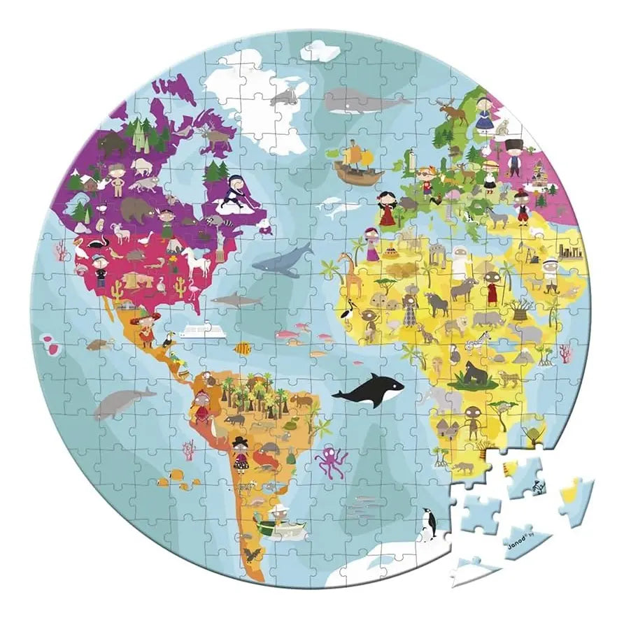 Puzzle Reversible Planeta – 208 piezas 🌎🧩