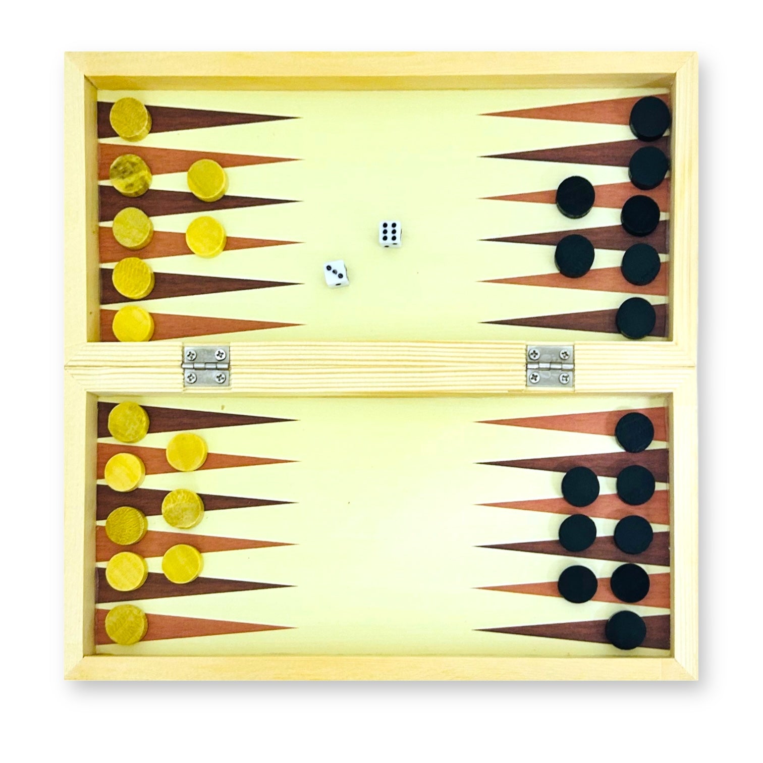 Juego de Mesa 3 en 1 – Ajedrez, Damas y Backgammon