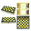 Juego de Mesa 3 en 1 – Ajedrez, Damas y Backgammon