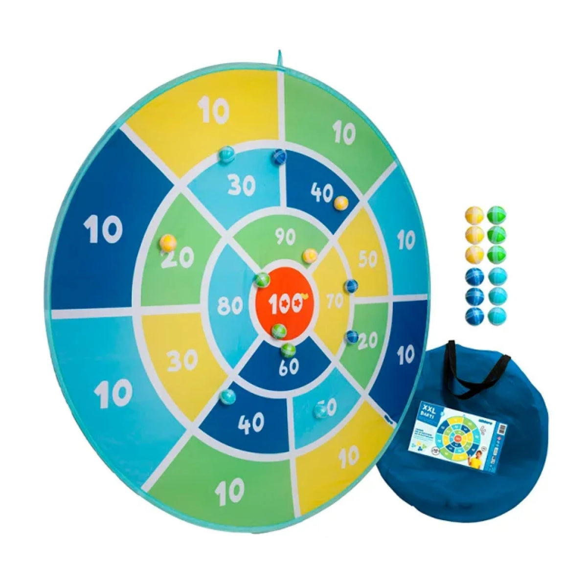 JUEGO TIRO AL BLANCO CON PELOTAS XXL