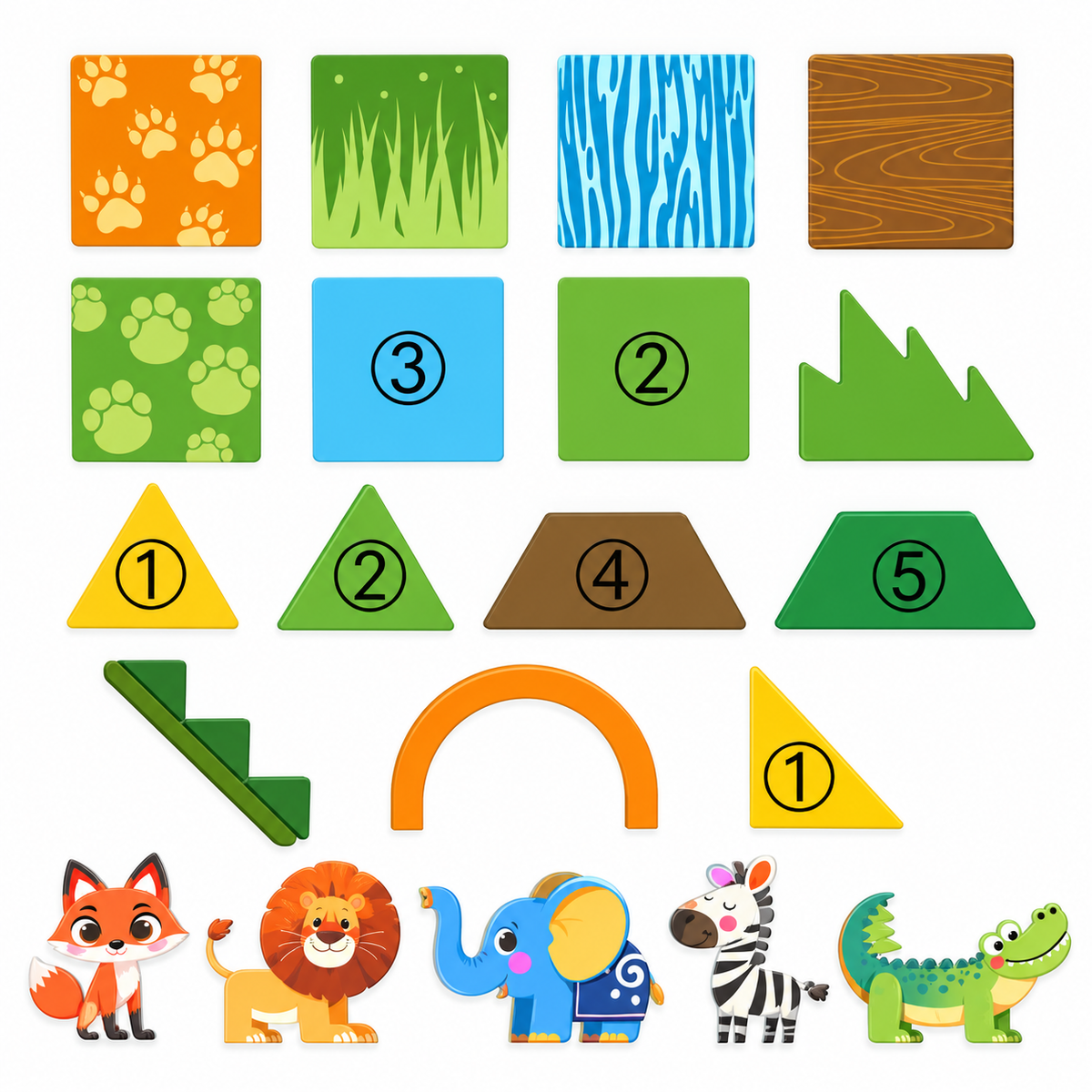 Juego Magnético Version Safari – 30 piezas