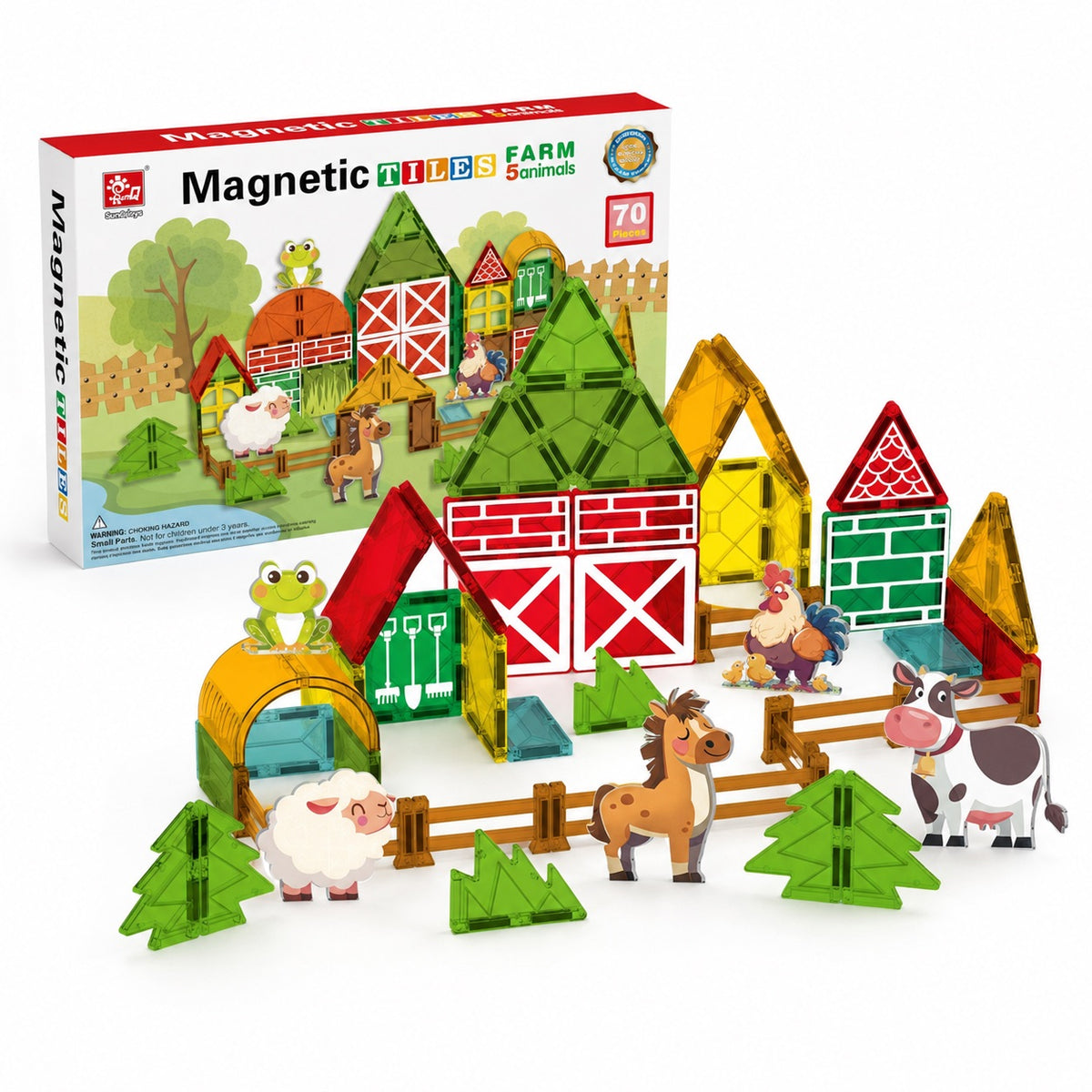 Juego Magnético Version Granja – 70 piezas