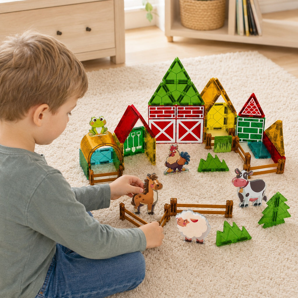 Juego Magnético Version Granja – 70 piezas