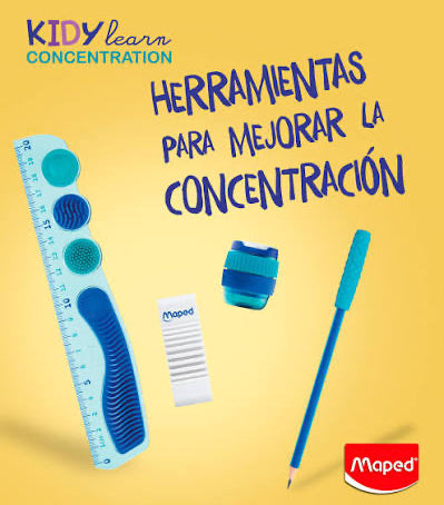 SET ESCOLAR KIDY LEARN CONCENTRACIÓN 4 PIEZAS MAPED