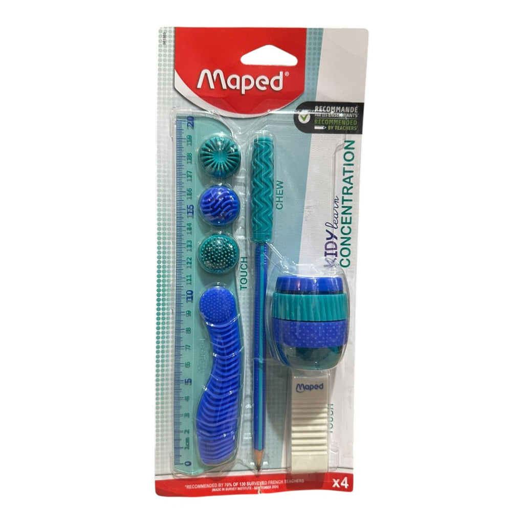 SET ESCOLAR KIDY LEARN CONCENTRACIÓN 4 PIEZAS MAPED