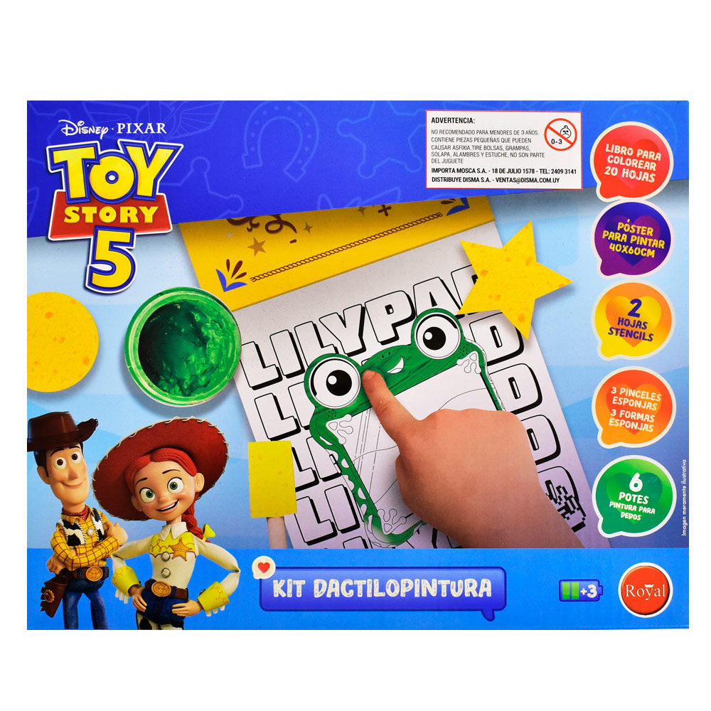 Kit dactilopintura Toy Story