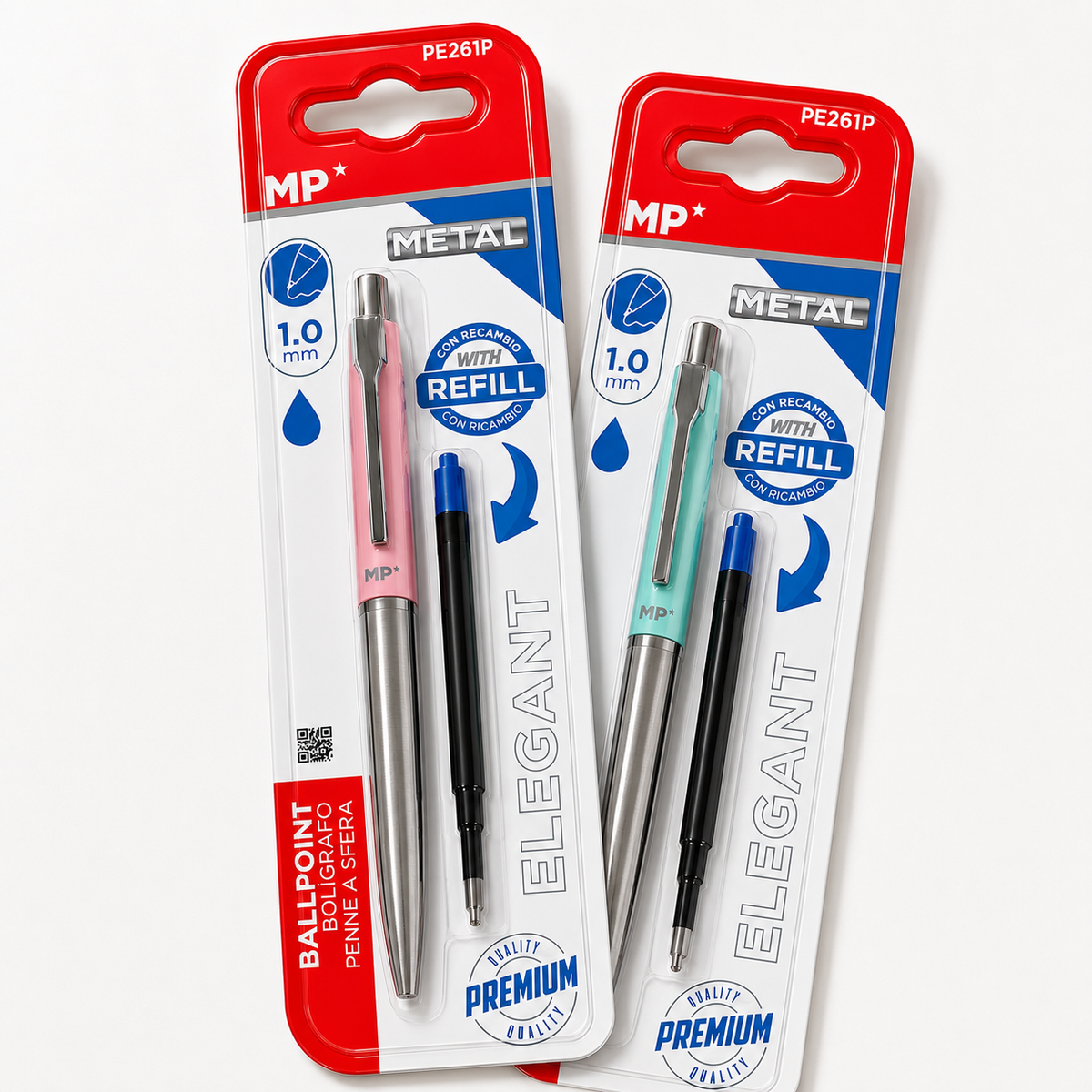 Lapicera Metálica Premium + Repuesto