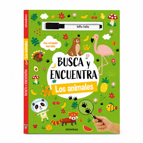 Busca y Encuentra – Libro interactivo con marcador borrable | 3 modelos