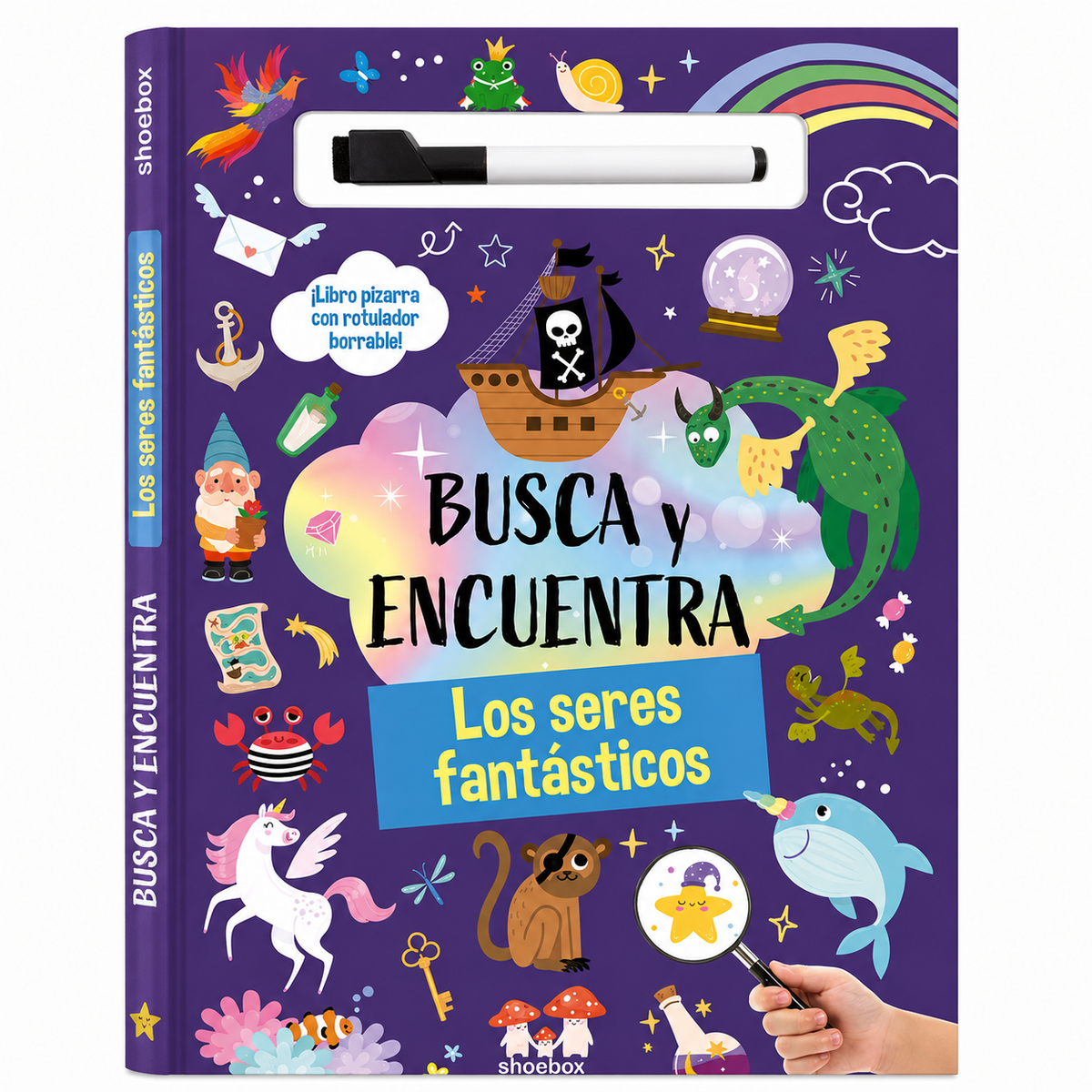 Busca y Encuentra – Libro interactivo con marcador borrable | 3 modelos