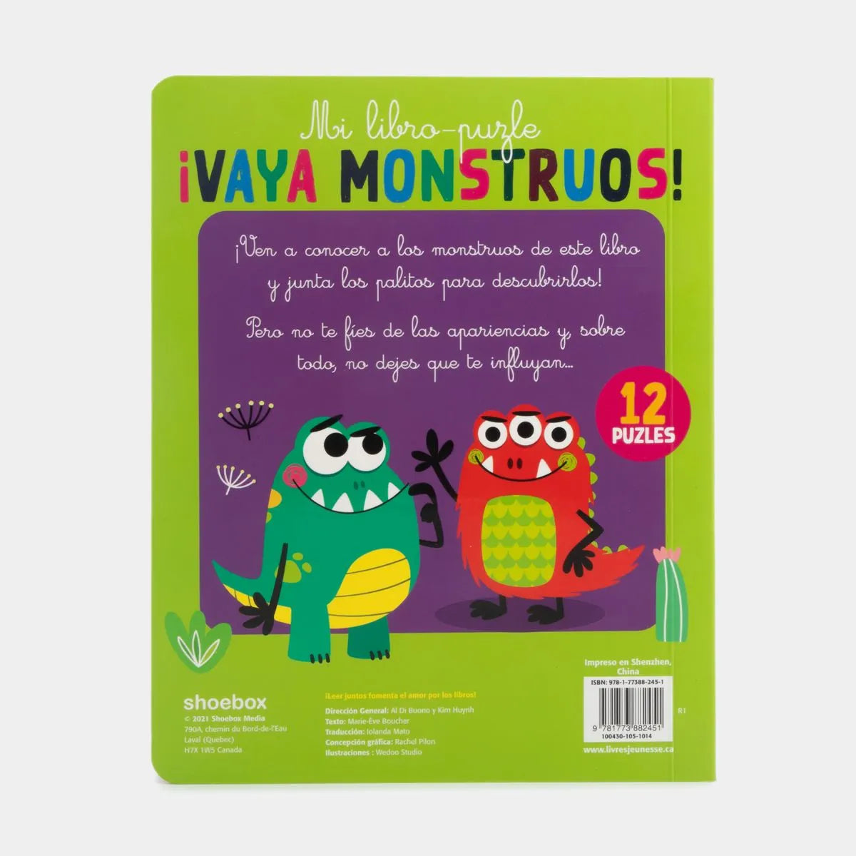 Mi Libro-Puzle: ¡Vaya Monstruos!