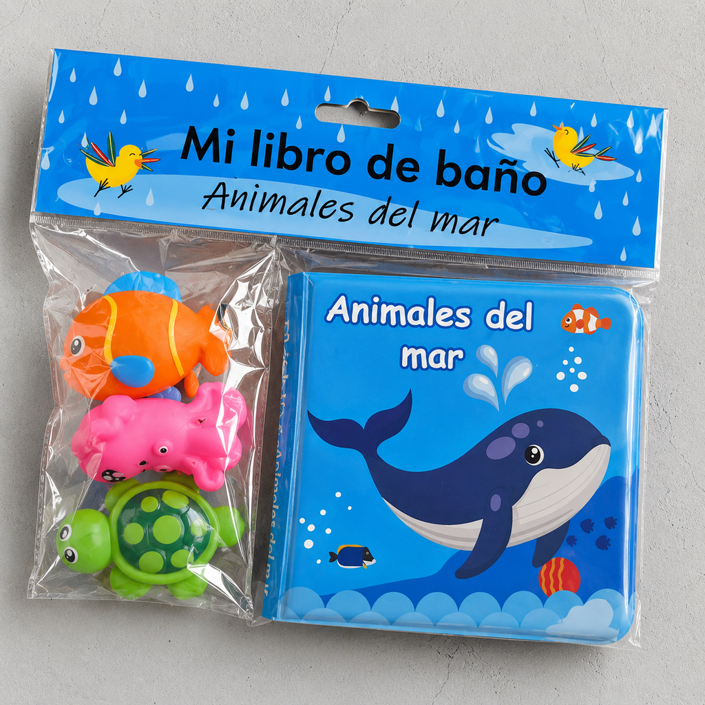 Libro de Baño con Muñequitos