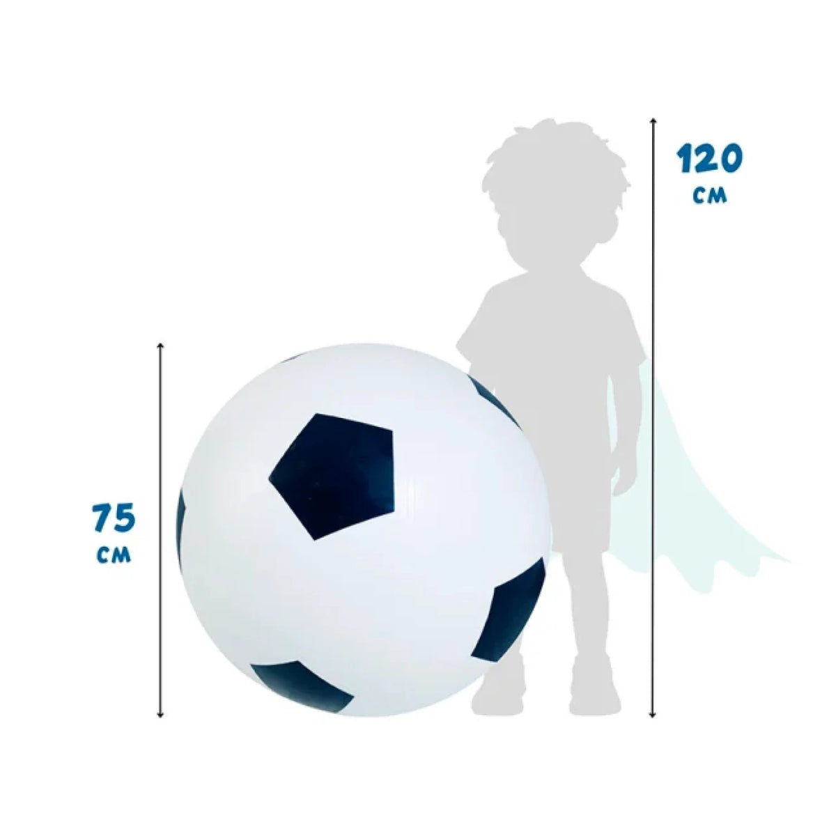 Pelota de Fútbol XXL – 75 cm