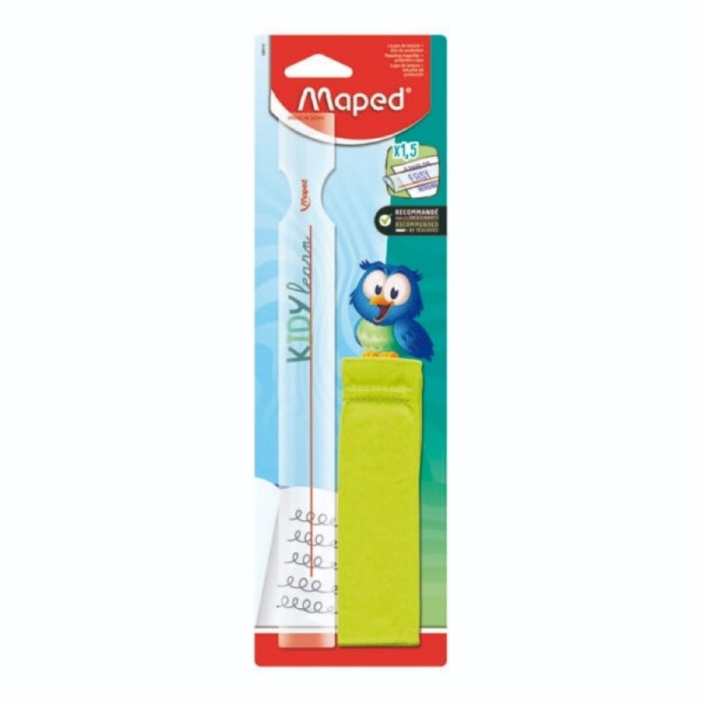 Regla de lectura con lupa Maped Kidy Learn – 25 cm
