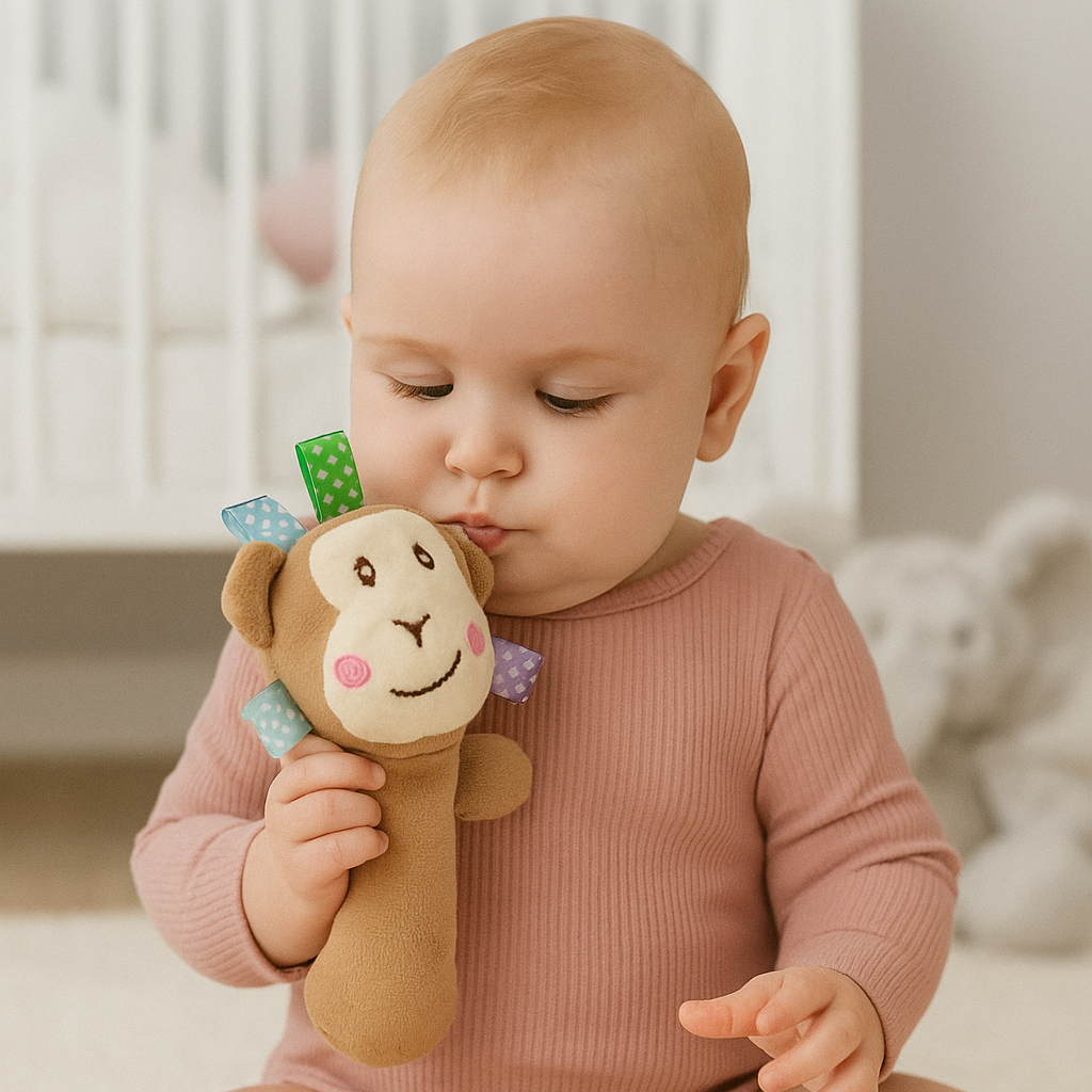Sonajero de Peluche – Mono image 0
