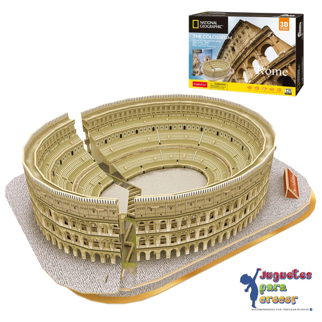 Puzzle 3D Coliseo de Roma – National Geographic (131 piezas) image 0