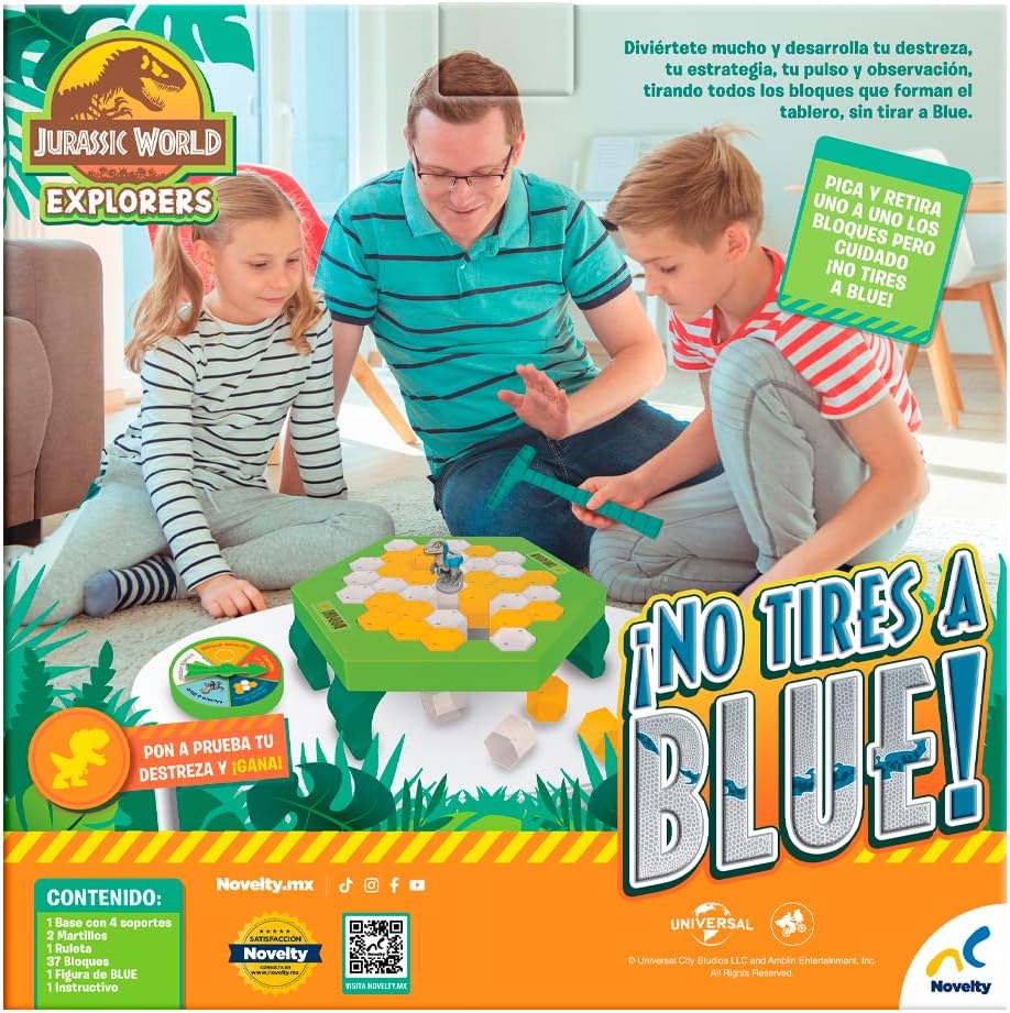 Juego de Mesa Jurassic World – ¡No tires a Blue! image 3